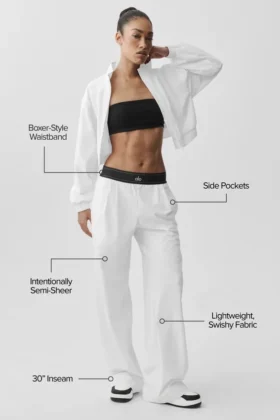 Suit up Trouser (Long) – White/Black