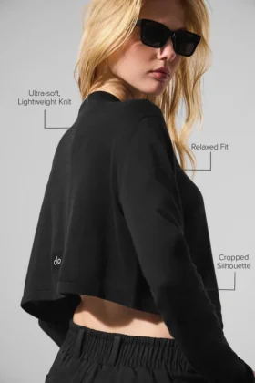 Supernatural Sweater Cardigan – Black