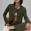 Supernatural Sweater Cardigan - Green Olive