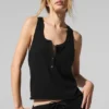 Supernatural Sweater Henley Tank - Black