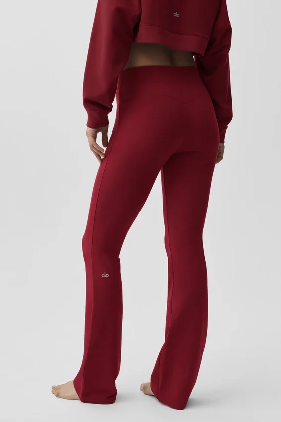 Sway Bootcut Sweatpant - Summer Romance Red