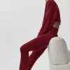 Sway Bootcut Sweatpant - Summer Romance Red