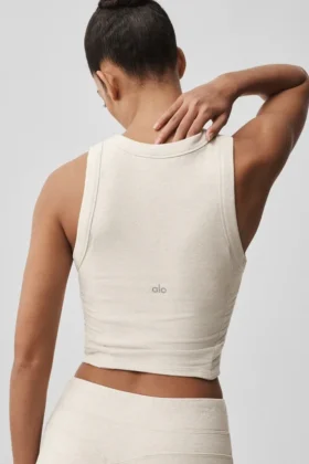 Sway Bra Tank – Oatmeal Heather
