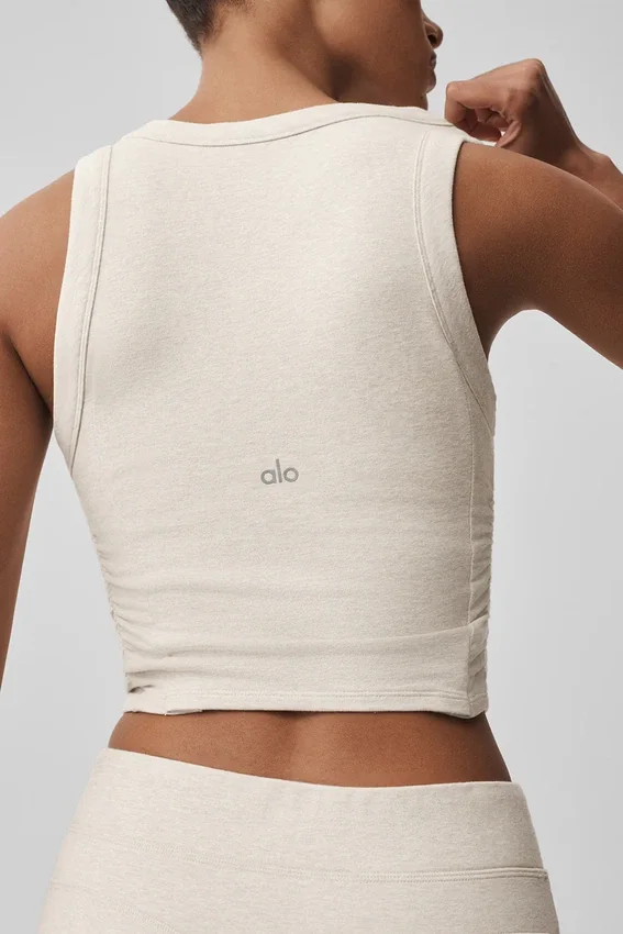 Sway Bra Tank - Oatmeal Heather