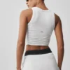 Sway Bra Tank - White