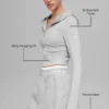Sway Full Zip Hoodie - Athletic Heather Grey
