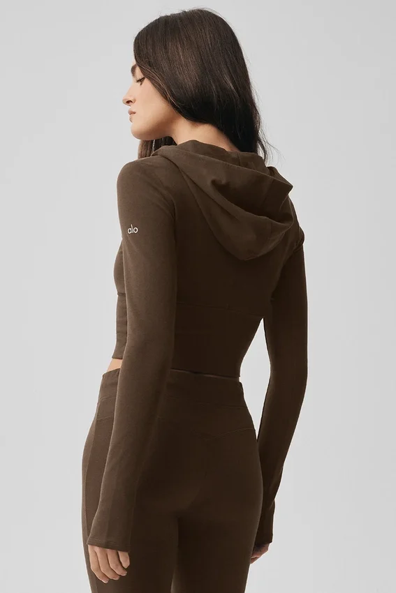 Sway Full Zip Hoodie - Espresso