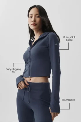 Sway Full Zip Hoodie – Navy