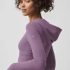 Sway Full Zip Hoodie - Plum Kiss