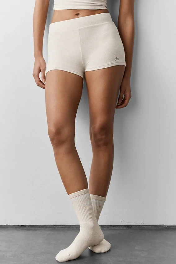 Sway My Way Micro Short - Oatmeal Heather