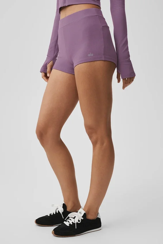 Sway My Way Micro Short - Plum Kiss
