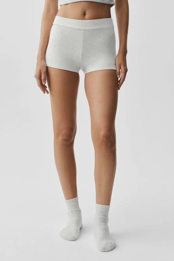 Sway My Way Micro Short - White Heather