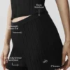 Sweater High-Waist Sunlit Short - Black
