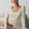 Sweater Knit Unwind Long Sleeve - Oatmeal Heather
