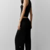 Sweater Knit Unwind Sleeveless Top - Black