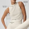 Sweater Knit Unwind Sleeveless Top - Ivory