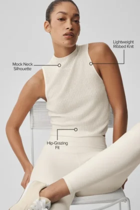 Sweater Knit Unwind Sleeveless Top – Ivory