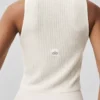 Sweater Knit Unwind Sleeveless Top - Ivory