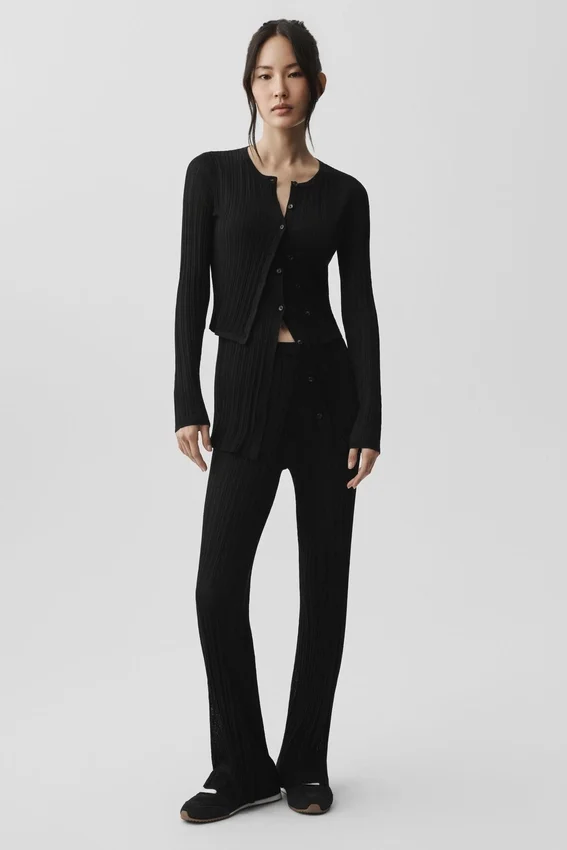 Sweater Sunlit Cardigan - Black