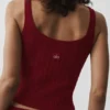 Sweater Sunlit Tank - Summer Romance Red