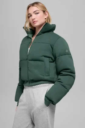 Sweatshirt Puffer – Clover Green