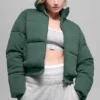 Sweatshirt Puffer - Clover Green