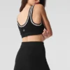 Tennis Club Sweater Knit Bra - Black/Ivory