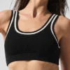Tennis Club Sweater Knit Bra - Black/Ivory