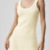 Tennis Club Sweater Knit Dress - Oatmeal/White