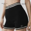 Tennis Club Sweater Knit Hot Short - Black/Ivory