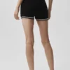 Tennis Club Sweater Knit Hot Short - Black/Ivory