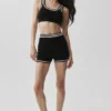 Tennis Club Sweater Knit Hot Short - Black/Ivory