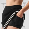 Tennis Club Sweater Knit Skirt - Black/Ivory