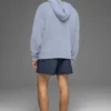 Textured Knit Hoodie - Winter Frost