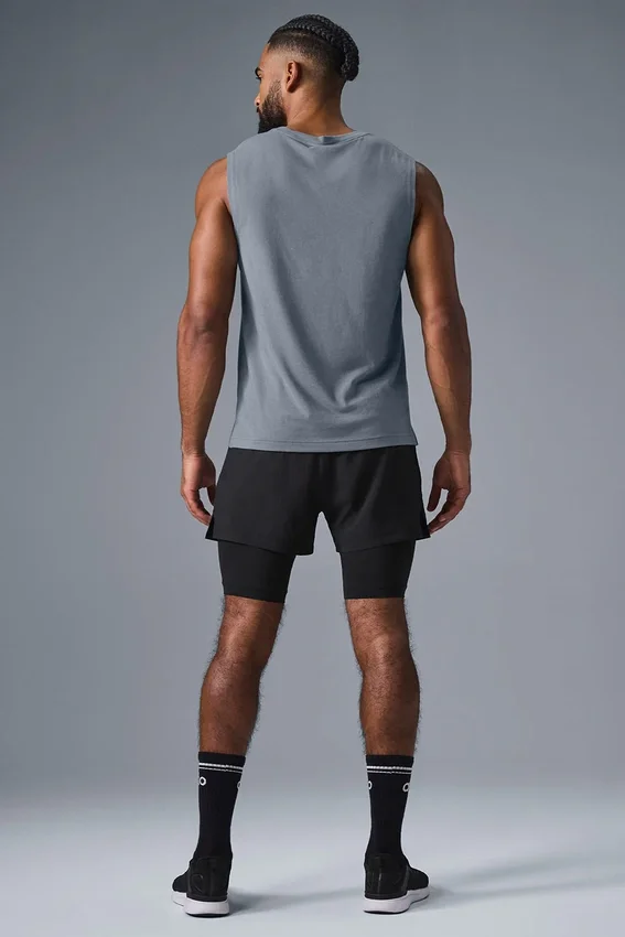 The Triumph Muscle Tank - Steel Grey