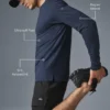 Triumph Long Sleeve Tee - Navy