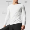 Triumph Long Sleeve Tee - White