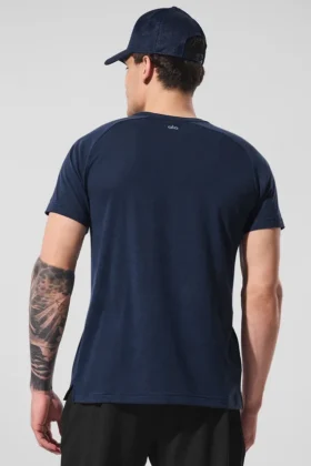 Triumph Raglan Tee – Navy