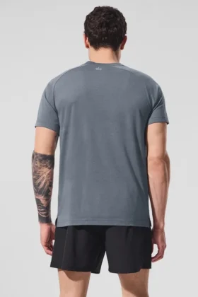Triumph Raglan Tee – Steel Grey