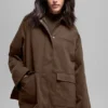 Twill Barn Jacket - Espresso