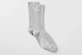 Unisex Half-Crew Understated Sock - Athletic Heather Grey