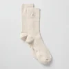 Unisex Half-Crew Understated Sock - Bone