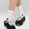 Unisex Half-Crew Understated Sock - Ivory