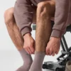Unisex Half-Crew Understated Sock - Mushroom