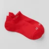 Unisex Performance Tab Sock - Bright Red