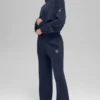 Unisex Wool Cashmere New Class Crewneck Sweater - Navy
