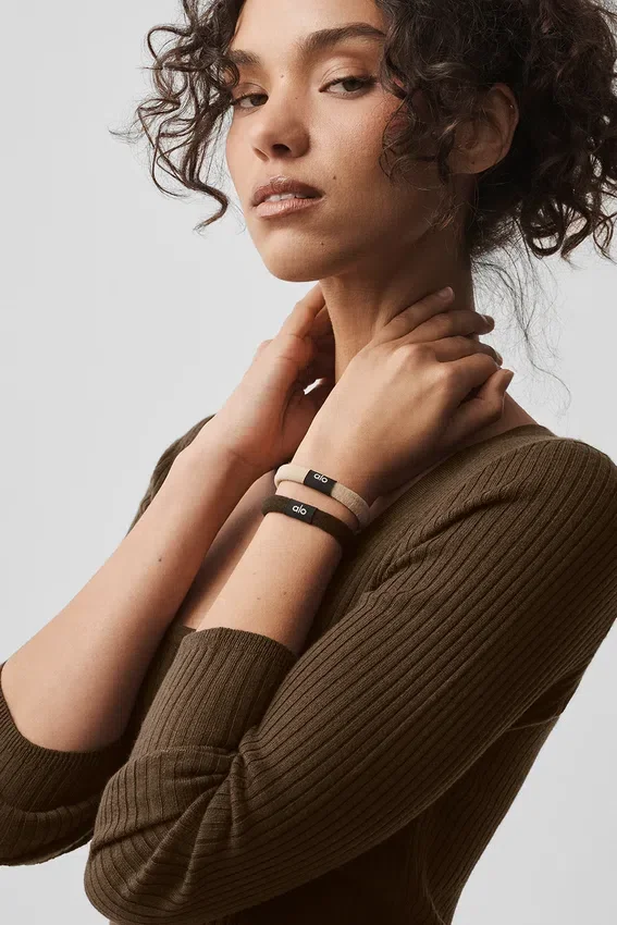 Untangled Hair Tie (6-Pack) - Beige/Espresso