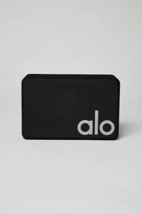 Uplifting Yoga Block - Black/Silver