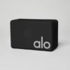 Uplifting Yoga Block - Black/Silver
