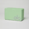 Uplifting Yoga Block - Honeydew/Silver